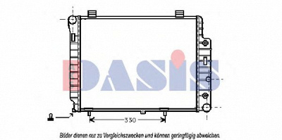 AKS DASIS 121160n -  Радиатор, охлаждение двигателя